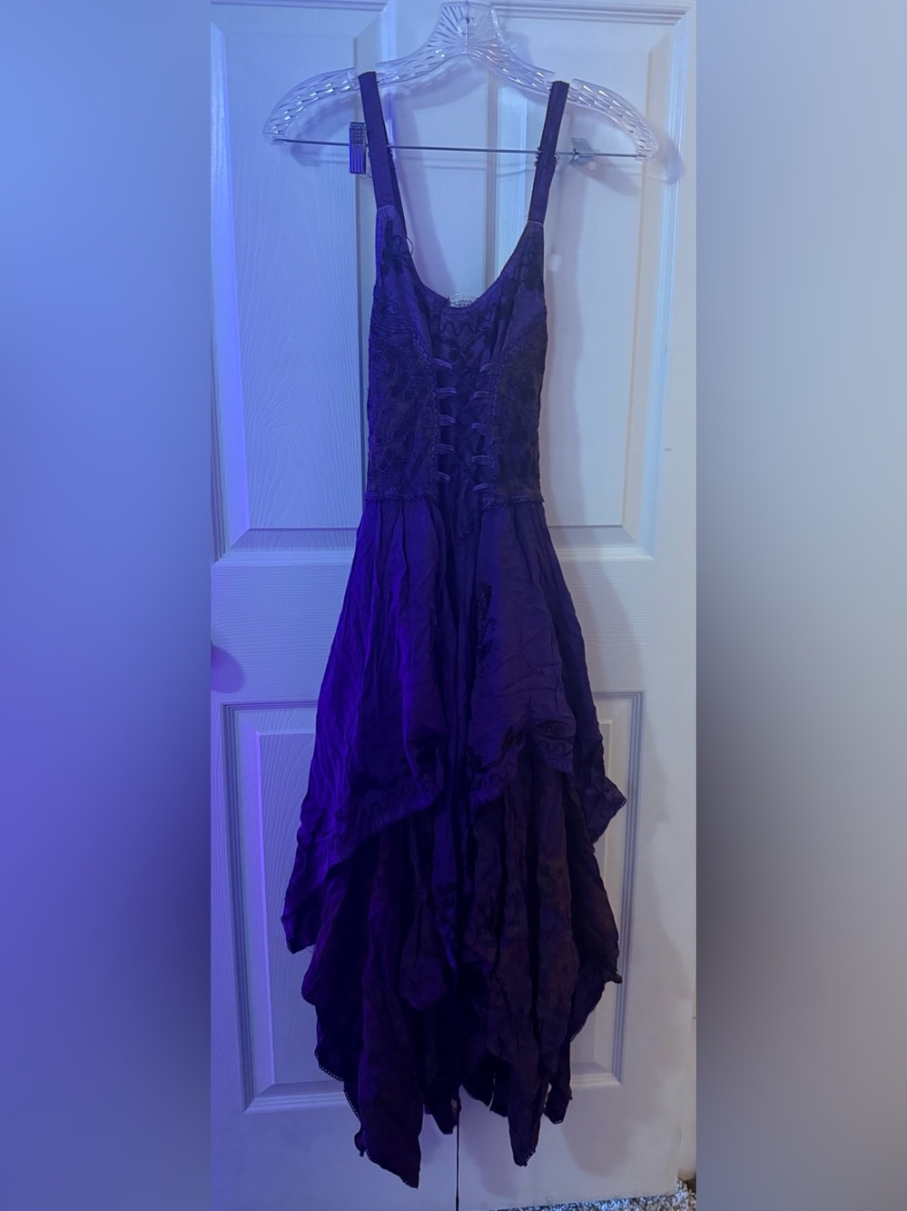 Purple reniassance dress